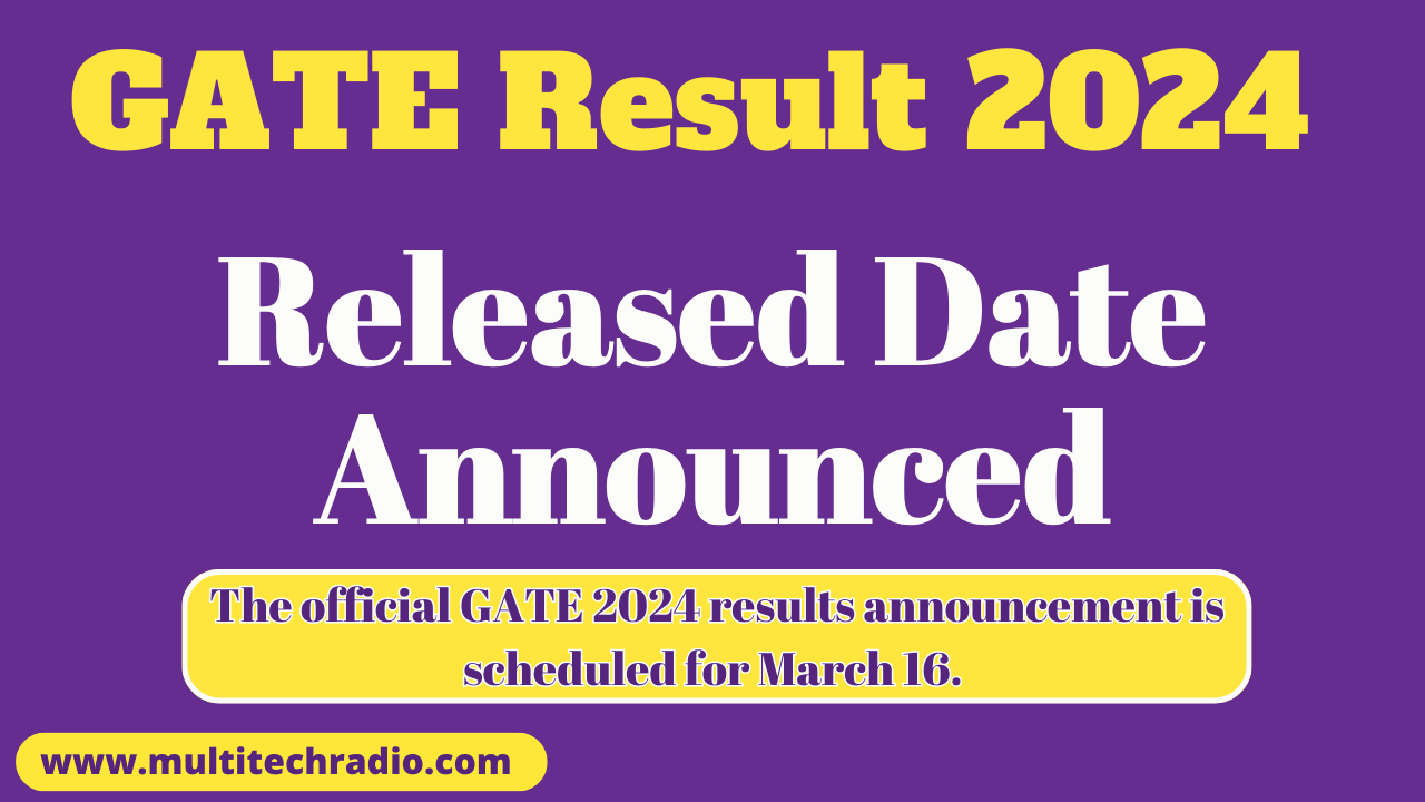 GATE Result 2024